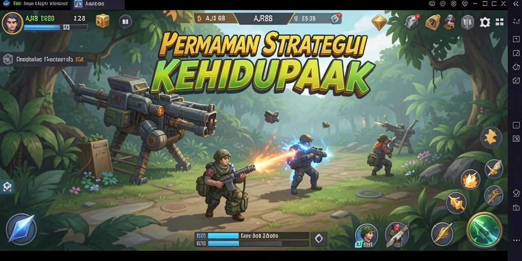 Tangkapan layar AJR88 menampilkan aksi seru dalam membangun kerajaan.