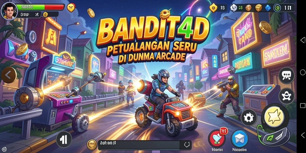 Tampilan menarik dari gameplay BANDIT4D yang penuh aksi.