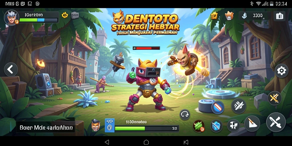 Screenshot gameplay DENTOTO yang menampilkan aksi strategi seru.
