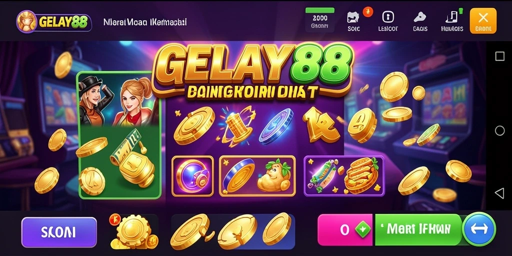 Tampilan gameplay yang seru dalam permainan Slot GELAY88.
