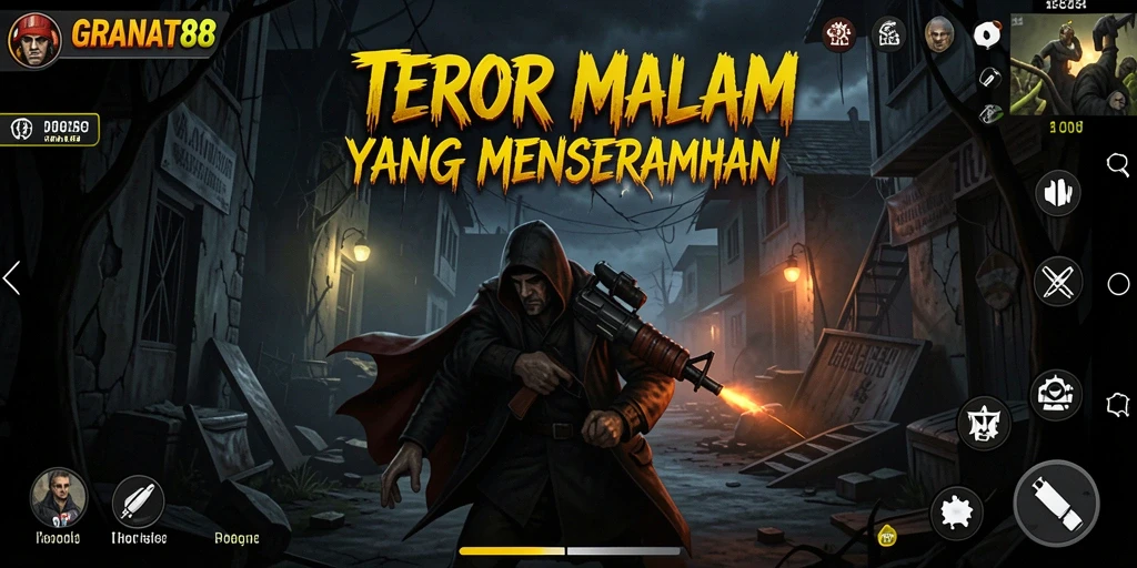 Tampilan gameplay yang menegangkan di dalam dunia horror.