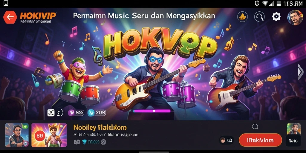 Tampilan gameplay HOKIVIP yang menarik dan interaktif.