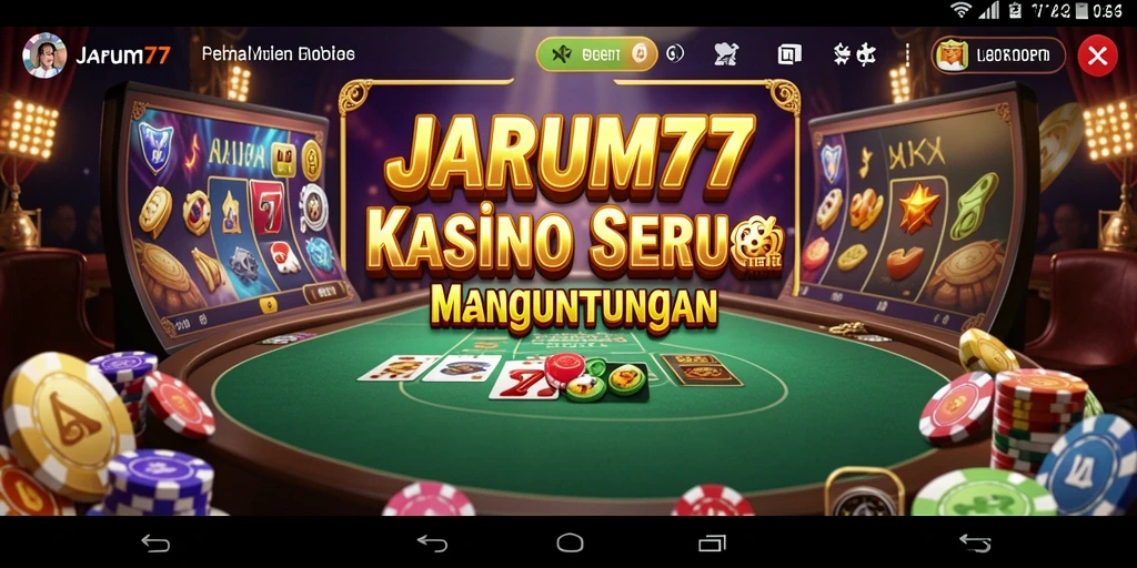 Tampilan gameplay menarik dari JARUM77 yang memikat pemain.