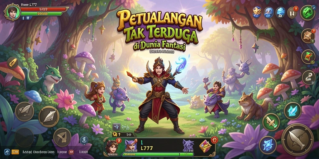 Tampilan gameplay L777 yang menakjubkan dan penuh aksi petualangan.