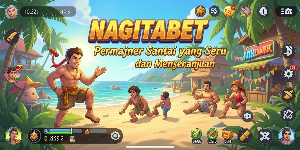 Tampilan gameplay santai dan menyenangkan dari NAGITABET.