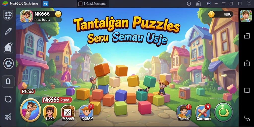 Tampilan gameplay NK666 yang menarik dengan berbagai tantangan puzzle.