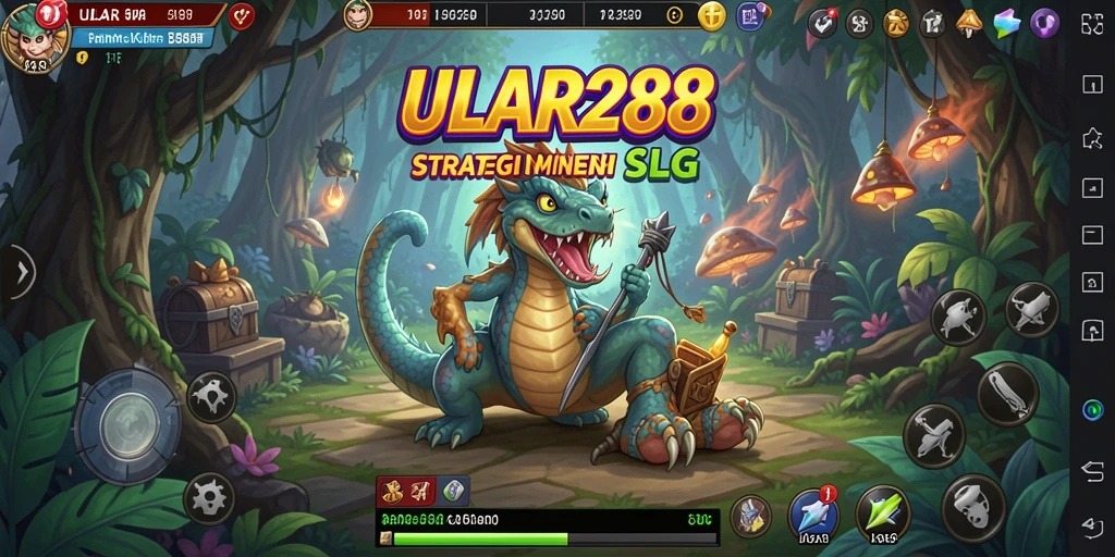Tampilan menarik dari gameplay strategi ULAR288.